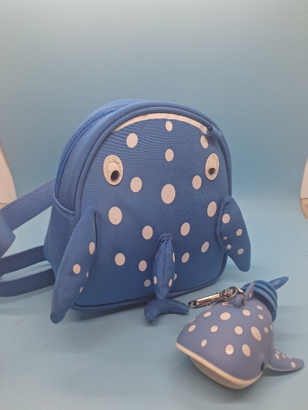 Bath and Body Works Whale Shark Mini Backpack and Pocket*Bac Sanitizer Holder